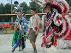 Scouts learning dance steps