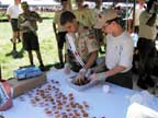 Shawnee Lodge serves fried raviolis at Founders Day