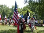 US Flag leads the opening procession