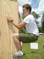 Arrowman Climbing at TOAP