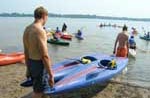 Kayak Water entrance