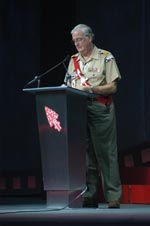 Dabney Kennedy Adressing the Conference