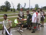 Registration at the Pre-School Triathlon