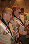 Brotherhood Band entertains the dinner attendees