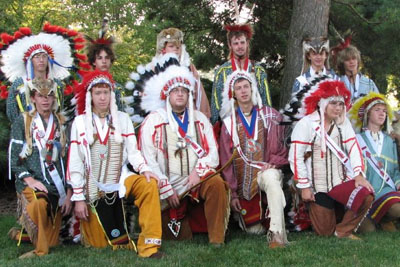 Lodge ceremony teams at NOAC 2006